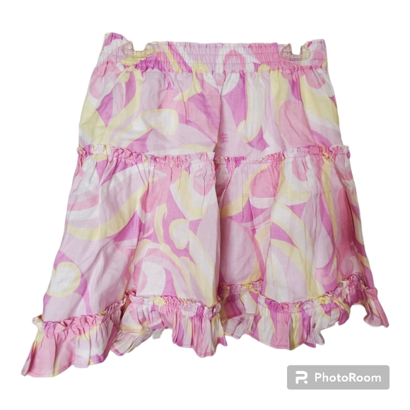 Hill house the paz skirt kaleidoscope pink medium - Picture 2 of 6
